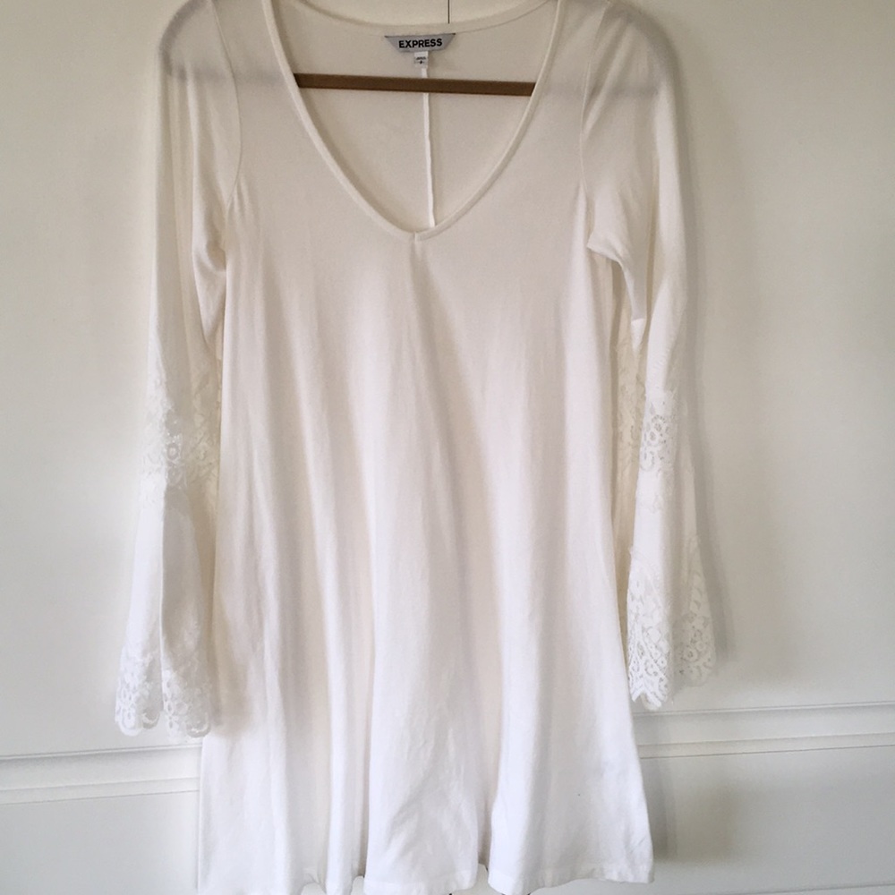 White tunic dress